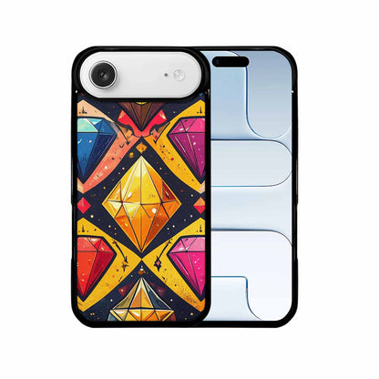 iPhone 17 Air Case — Vintage Summer Diamond Retro Vintage, Unique Phone Case Design