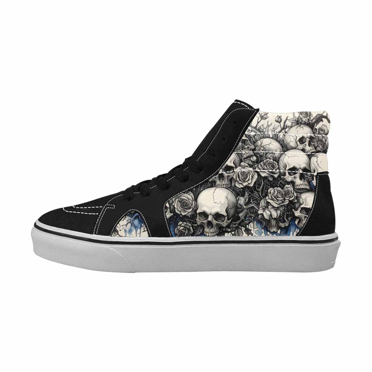 MEN'S Skull Roses High Top Canvas Dreamcore Custom Shoes