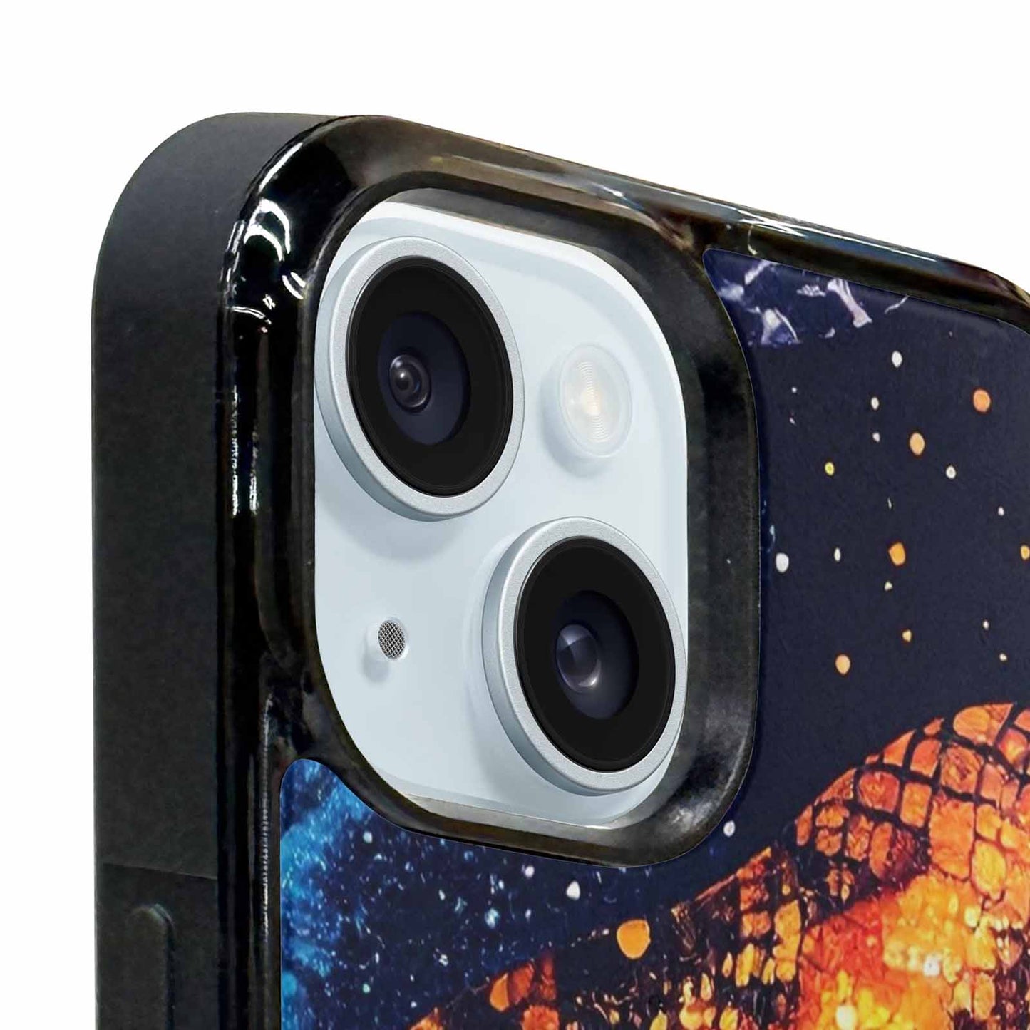 iPhone 15 Plus Case — Galaxy Snake Print Custom, Custom Made Phone Cover