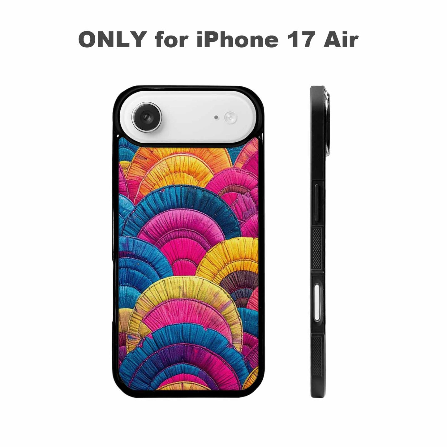 iPhone 17 Air Case — Vivid Camo Pansexual Pride Camo, Personalized Phone Case