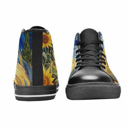 MEN'S Blend All Versions High Top Canvas Neon Fantasy Custom Shoes