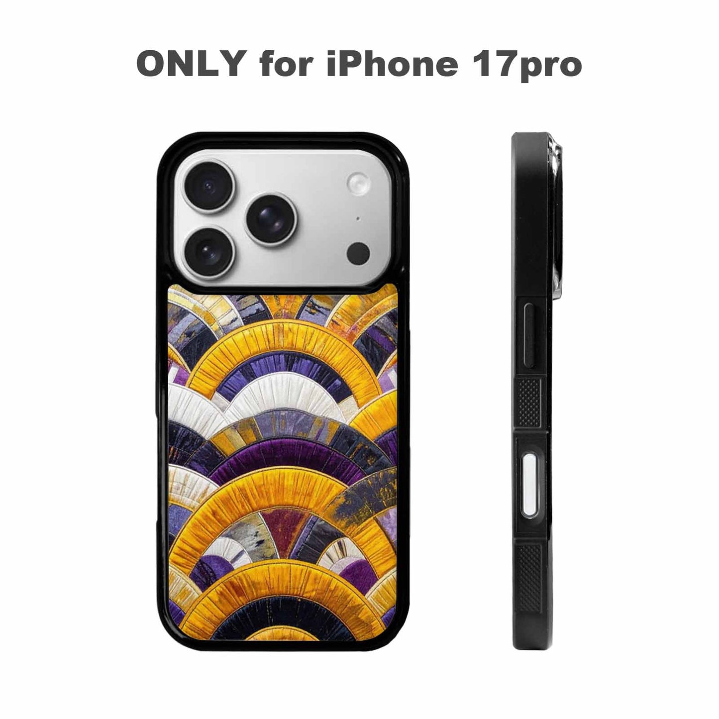 iPhone 17 Pro Case — Vivid Camo Nonbinary Pride Camo, Personalized Phone Case