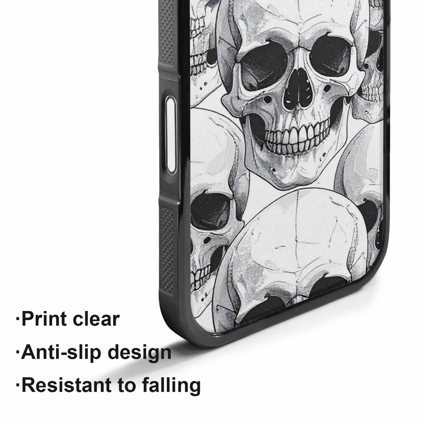 iPhone 17 Case — Skull Dark Art Gothic Print Gothic, Custom Art Phone Cover