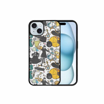 iPhone 15 Plus Case — Noir Spy Silhouette Pen Ink Noir, Custom Art Phone Cover