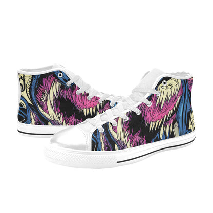 WOMEN'S Cc Long Teeth Long High Top Canvas Grunge Sneakers