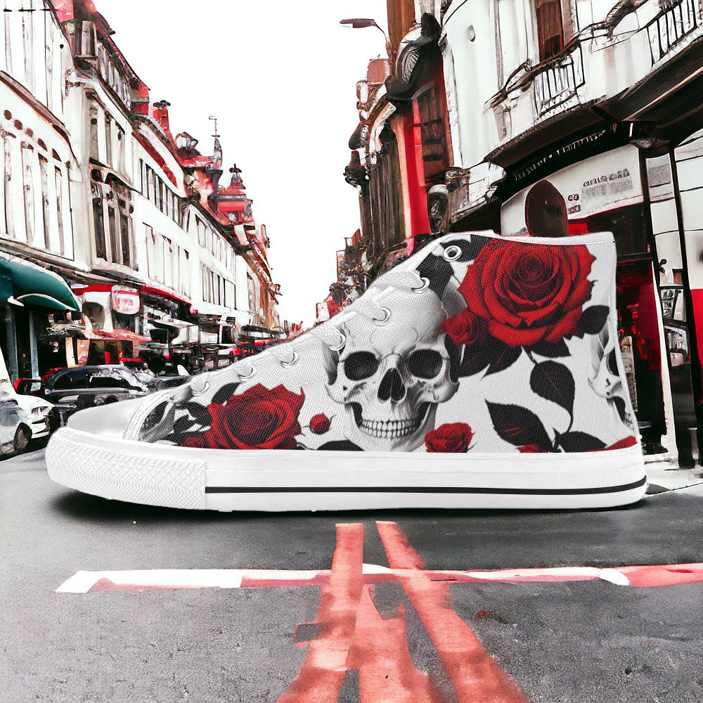 Skulls Roses Deluxe Women - Freaky Shoes®
