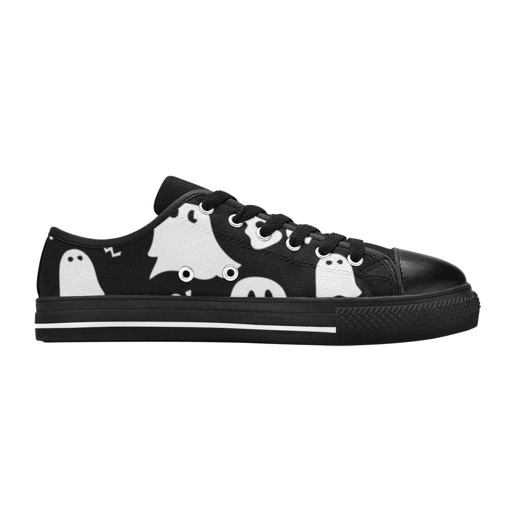 MEN'S Boo Halloween Ghosts Canvas Cottagecore Sneakers
