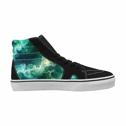 WOMEN'S Galaxy Art - High Top Canvas Wallpaper Art Shoes