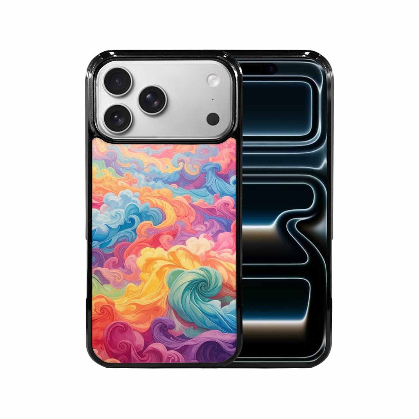 iPhone 17 Pro Max Case — Tie Dye Swirls Tie Dye, Custom Made Phone Cover