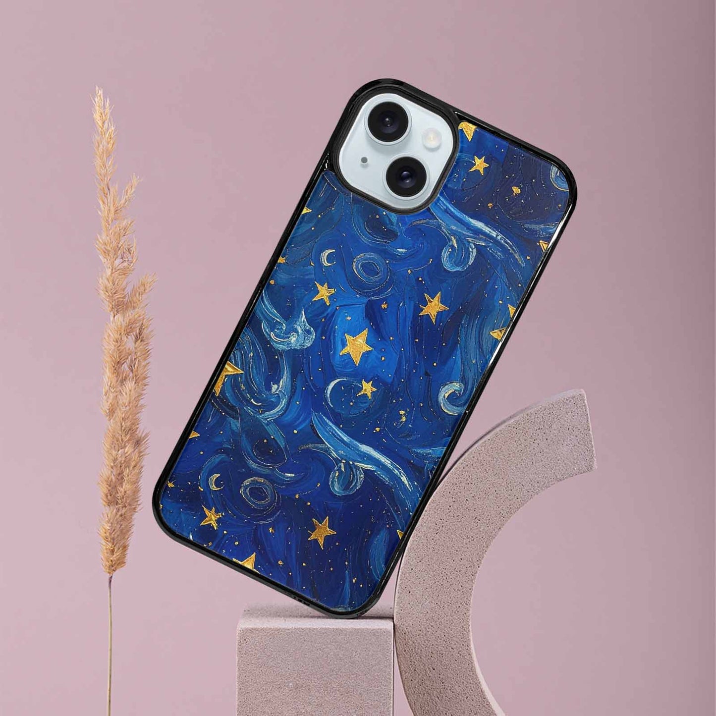 iPhone 15 Plus Case — Starry Night Galaxy, Custom Designed Case Cover