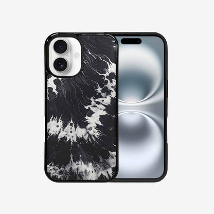 iPhone 16 Case — Black White Animal Print, Custom Print Case Cover