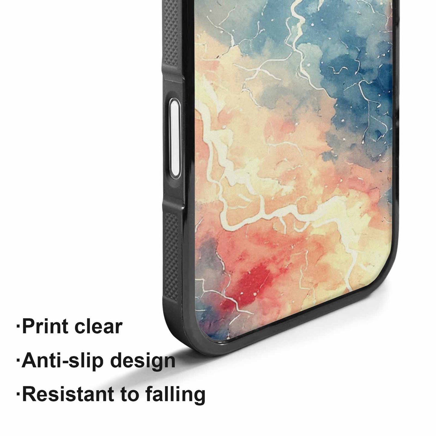 iPhone 17 Case — Vintage Spring Lightning Retro Vintage, Custom Printed Phone Case