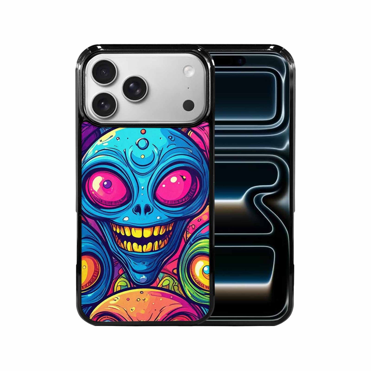 iPhone 17 Pro Max Case — Alien Ufo Cartoon Art Alien Scifi, Original Design Phone Case