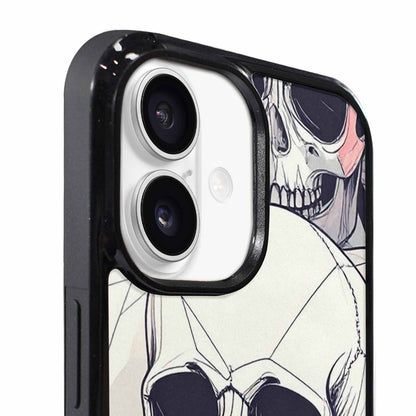 iPhone 17 Case — Skull Dark Art Gothic Print Gothic, Custom Printed Phone Case