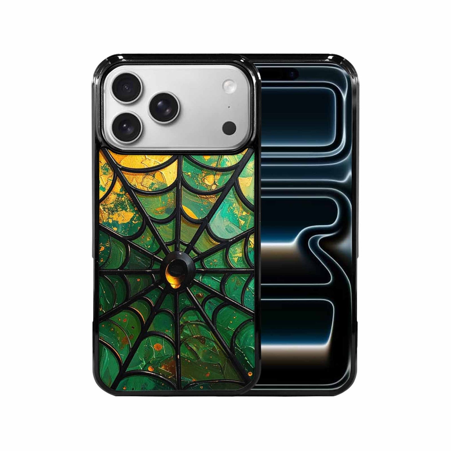 iPhone 17 Pro Max Case — Metallic St Patricks Original Art, Custom Made Phone Cover