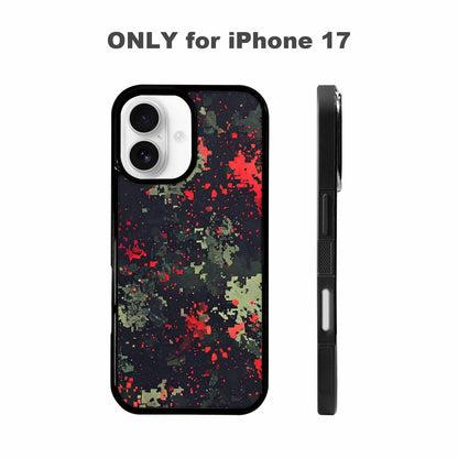iPhone 17 Case — Small Military Camouflage Blotch Camo, Custom Phone Case