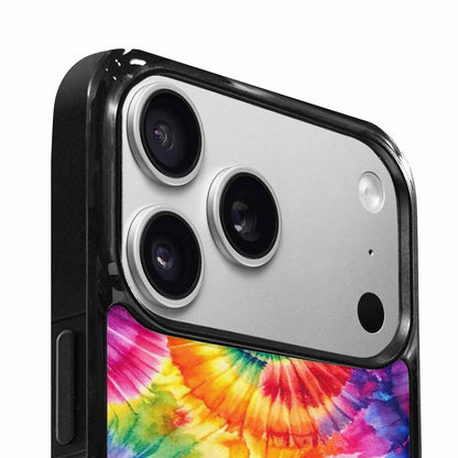iPhone 17 Pro Max Case — Tie Dye Spiral Rainbow Tie Dye, Unique Phone Case Design