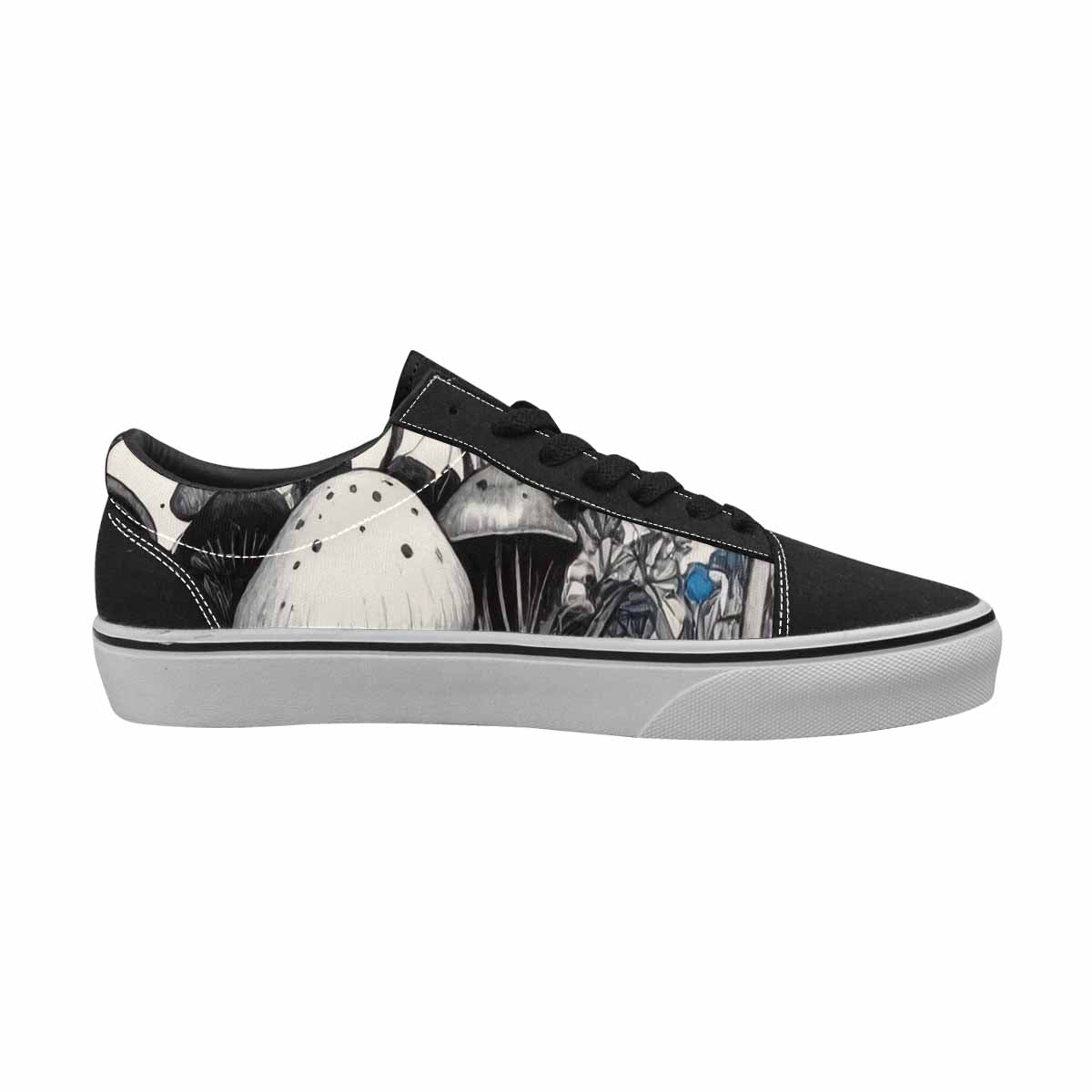WOMEN'S Mushrooms (general) Lace-Up Canvas Y2K Custom Shoes