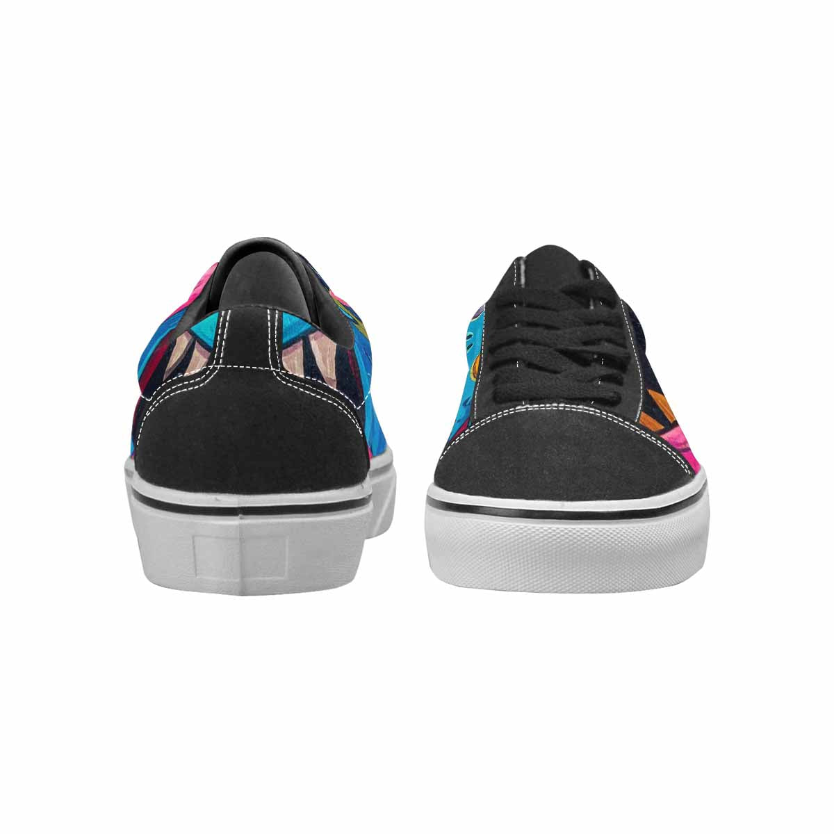 WOMEN'S Goofy Cartoon Monster Canvas Lace-Up Surreal Sneakers