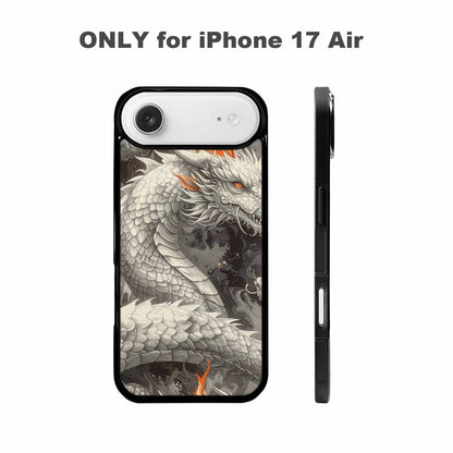 iPhone 17 Air Case — Retro Dragons Flame Retro Vintage, Custom Art Phone Cover