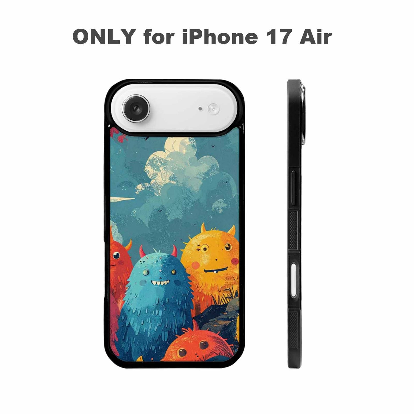 iPhone 17 Air Case — Vintage Monsters Lighthouse Retro Vintage, Custom Phone Case