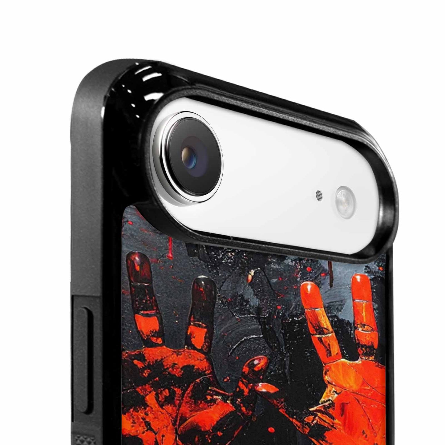 iPhone 17 Air Case — Halloween Splatter Handprint, Custom Phone Case