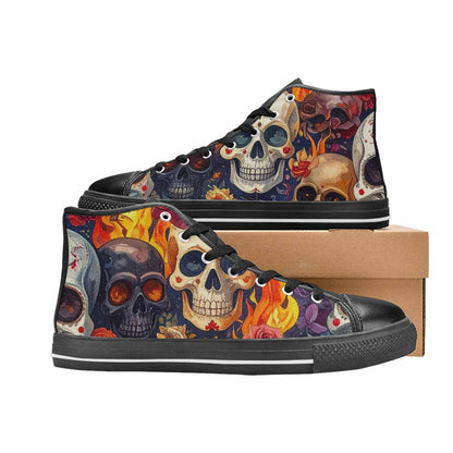 MEN'S Skull High Top Canvas Dreamcore Shoes