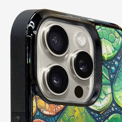 iPhone 15 Pro Max Case — Reptile Scale Full Color Vibrant Reptile, Custom Phone Case