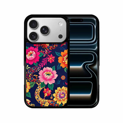 iPhone 17 Pro Case — Floral Snake Print Floral, Customized Protective Case