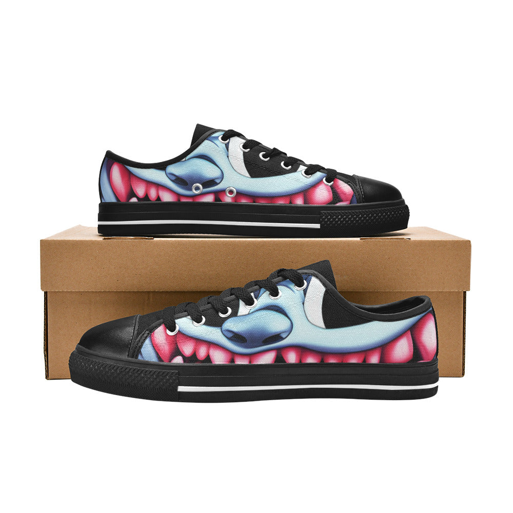 WOMEN'S Blue Rage Horror 2 Canvas Aesthetic Sneakers