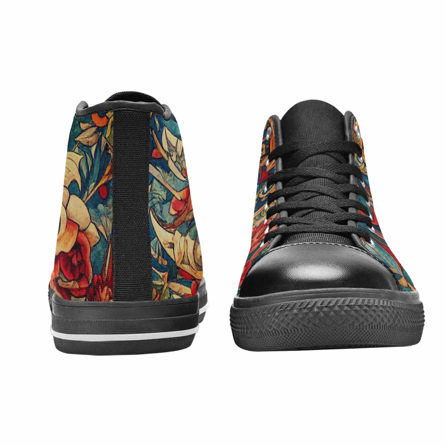 MEN'S Old School Tattoo High Top Canvas Aesthetic Custom Shoes