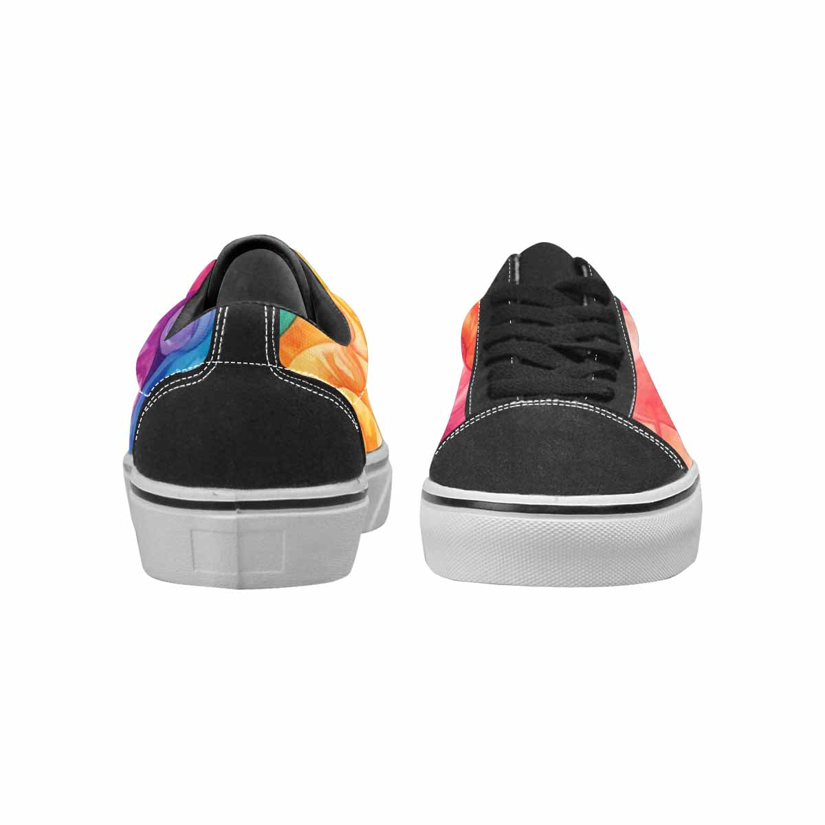 WOMEN'S Tie Lace-Up Canvas Dark Academia Custom Sneakers