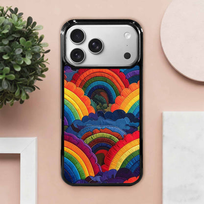iPhone 17 Pro Max Case — Vivid Camo Rainbow Camo, Original Design Phone Case