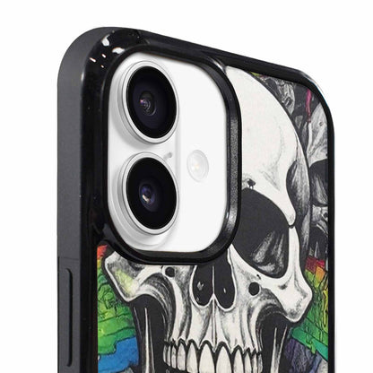 iPhone 17 Case — Rainbow From Skull\'s Mouth Gothic Skulls, Custom Made Phone Cover