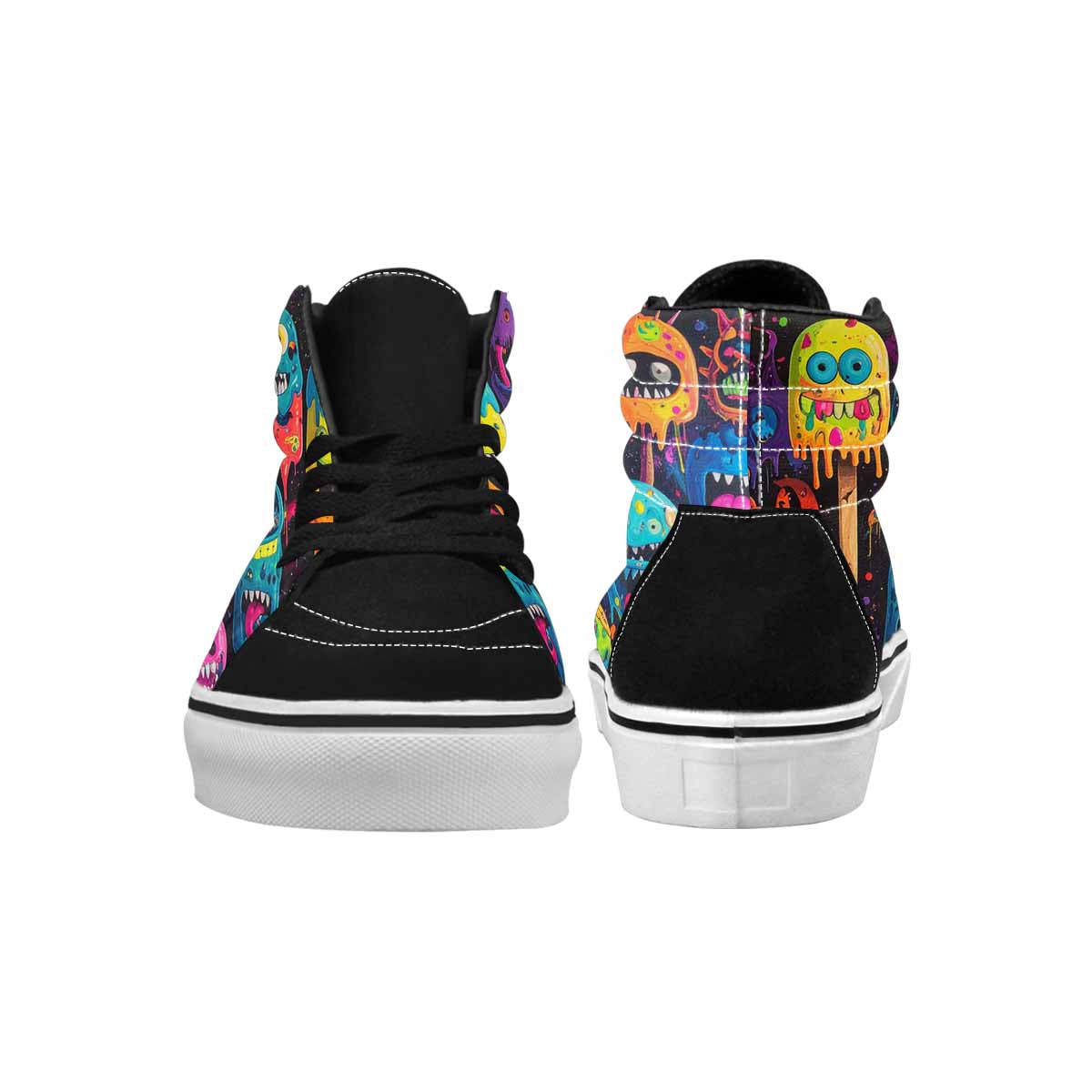 MEN'S Ice Cream Monsters  High Top Canvas Dreamcore Shoes