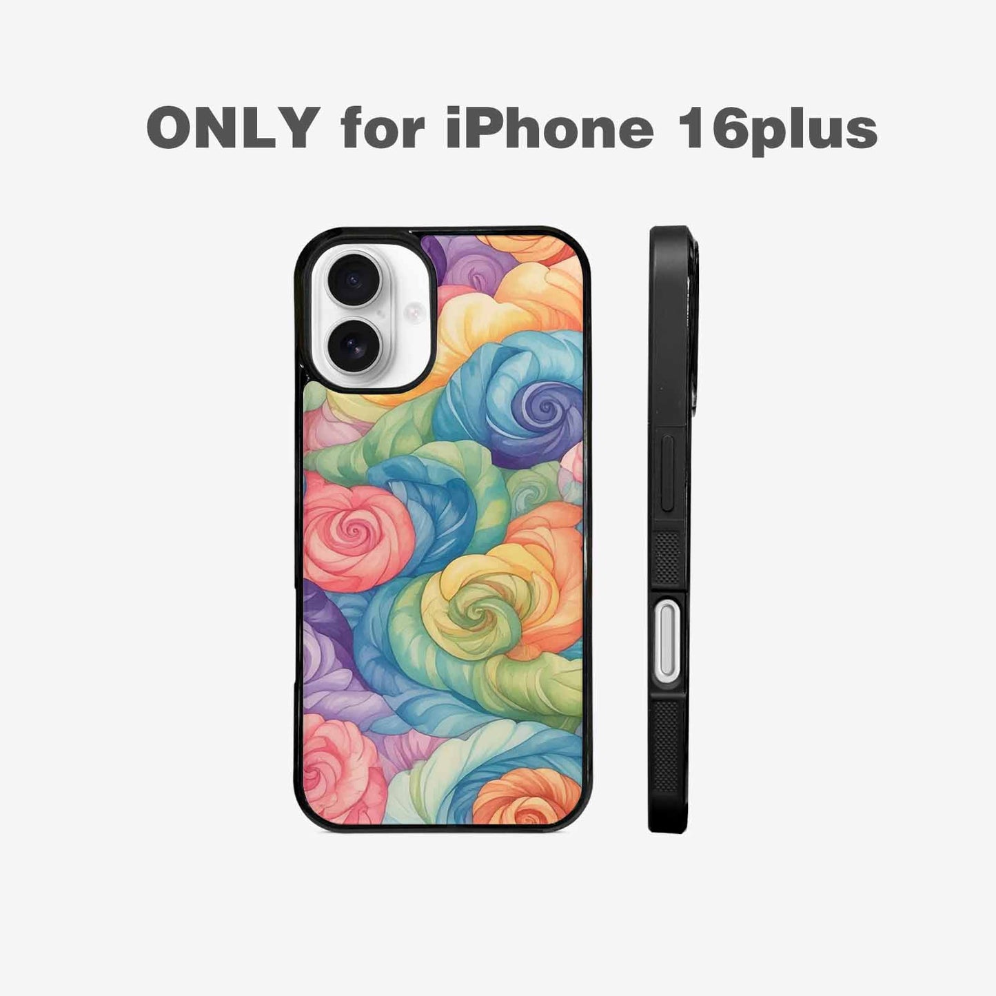 iPhone 16 Plus Case — Tie Dye Swirls Tie Dye Swirls, Custom Phone Case