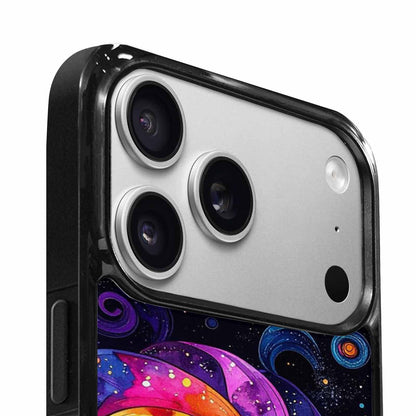 iPhone 17 Pro Case — Rose Galaxy Art Seamless Pattern Galaxy, Original Design Phone Case