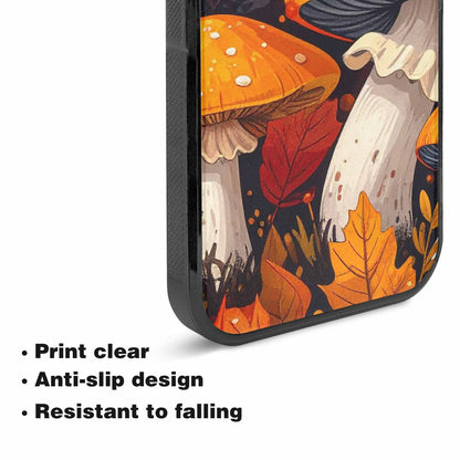 iPhone 15 Plus Case — Bold Autumn Mushroom Bold Autumn Mushroom, Custom Made Phone Cover