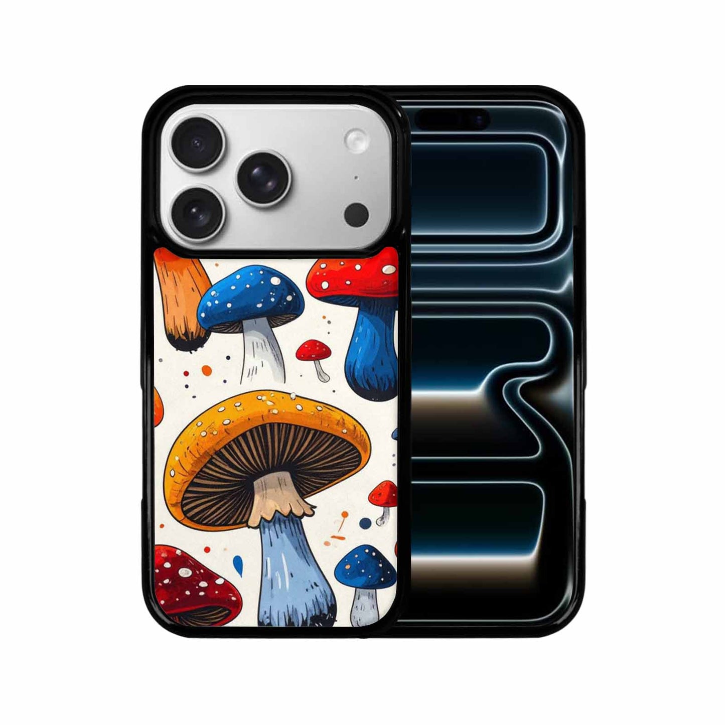 iPhone 17 Pro Case — Vivid Winter Mushroom Seamless Cartoon Cute, Unique Phone Case Design