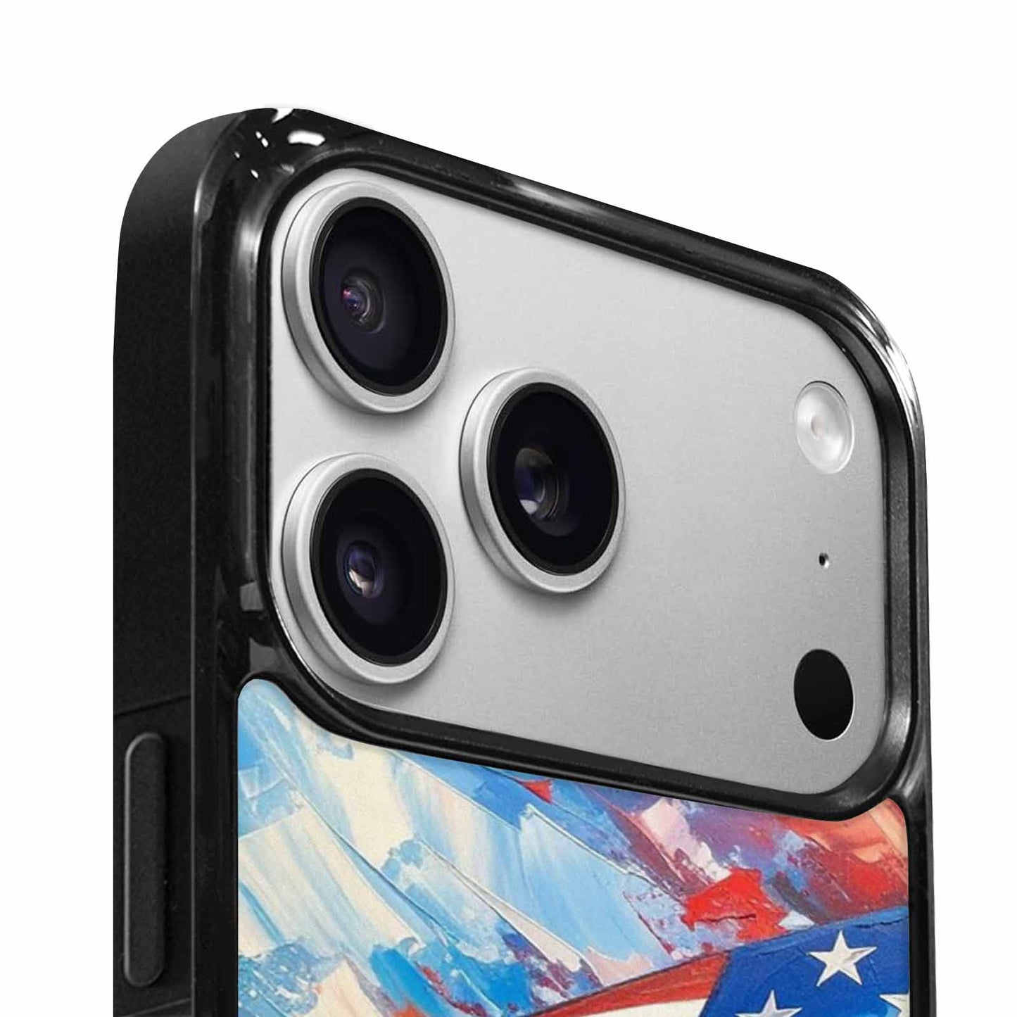 iPhone 17 Pro Case — Usa Flag Stars And Stripes Galaxy, Personalized Phone Case