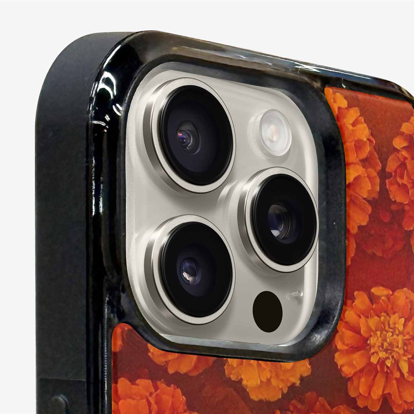 iPhone 16 Pro Max Case — Marigold Day Of The Dead Marigold, Personalized Phone Case