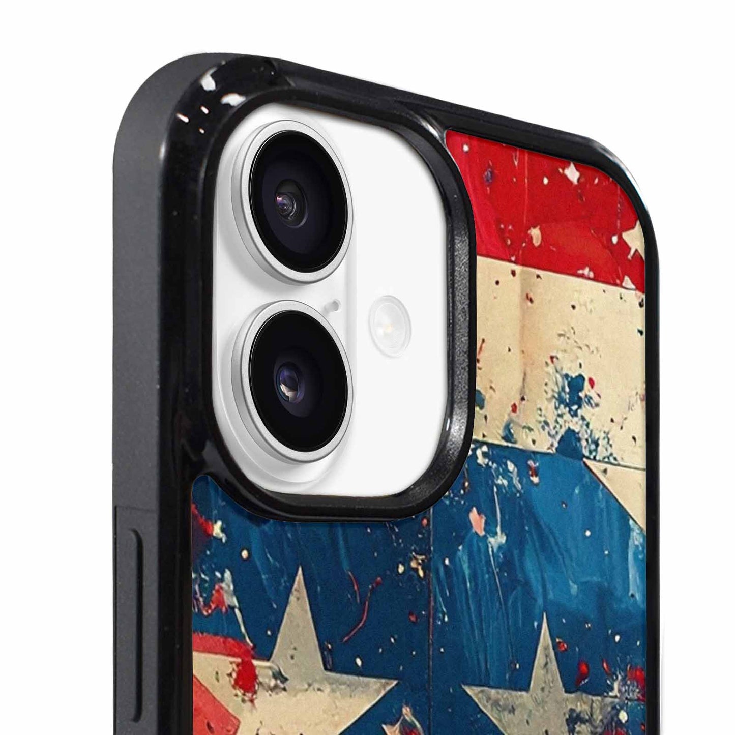 iPhone 17 Case — Patriotic Stars And Stripes Galaxy Space, Original Design Phone Case
