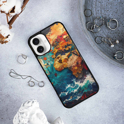 iPhone 16 Plus Case — Pirate Skull Flag Pirate Skull Flag, Custom Made Phone Cover