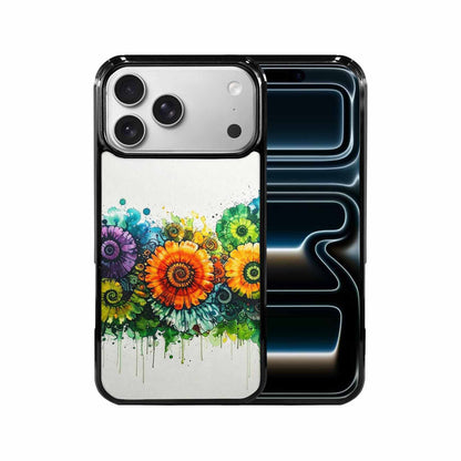 iPhone 17 Pro Max Case — Black &amp; Green Ink Tie Dye, Unique Phone Case Design