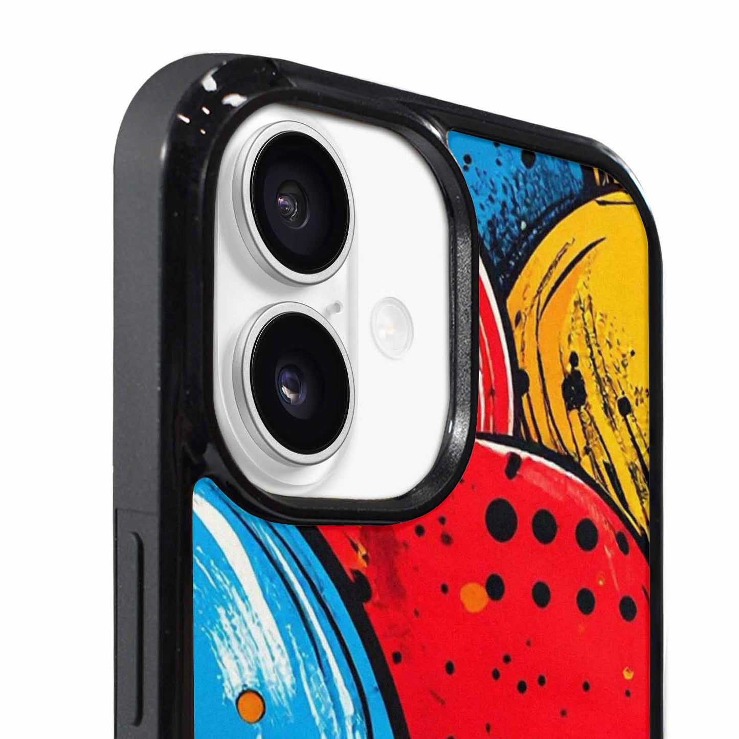 iPhone 17 Case — Small Comic Book Halftone Original Art, Custom Art Phone Cover