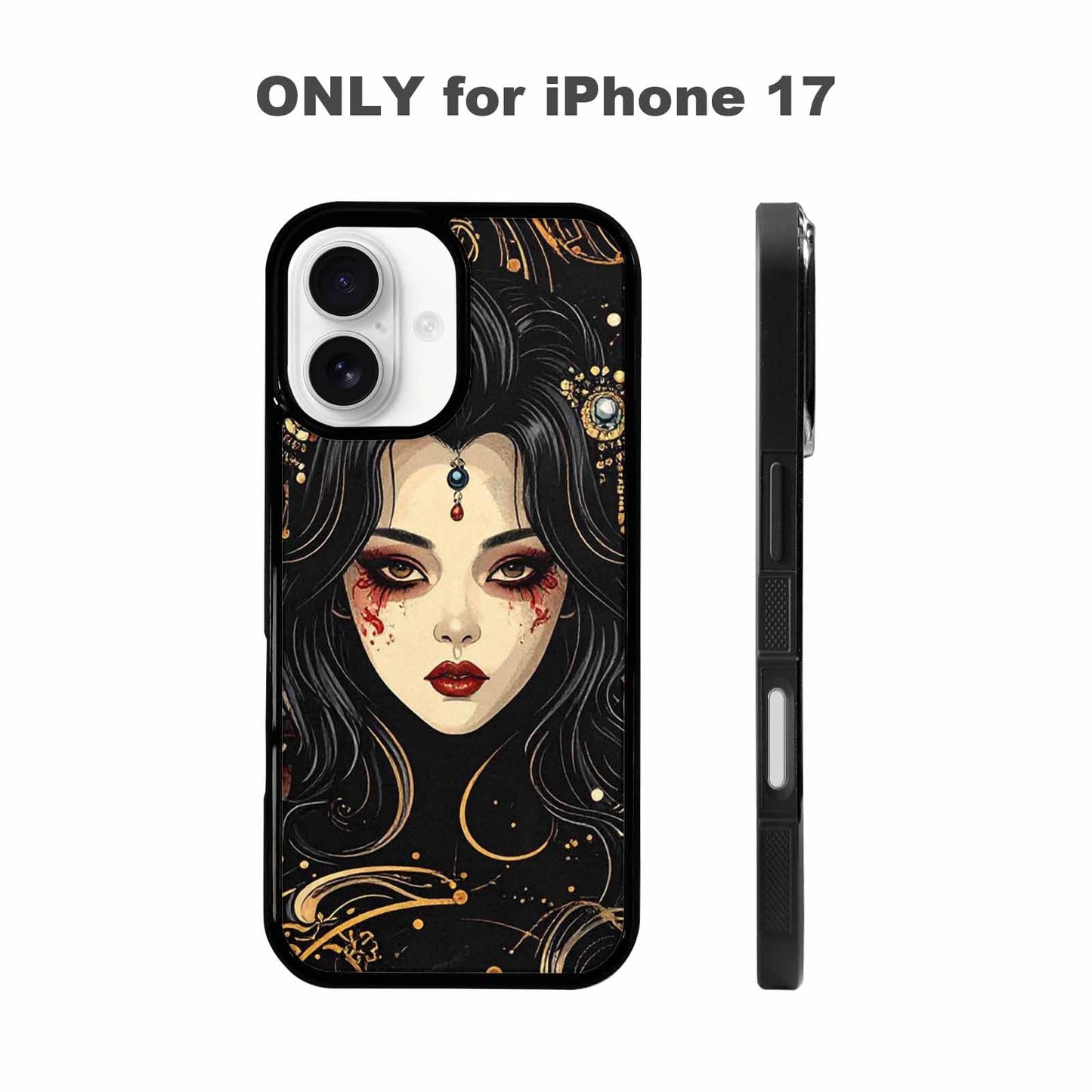 iPhone 17 Case — Skull Dark Art Gothic Print Gothic, Original Design Phone Case