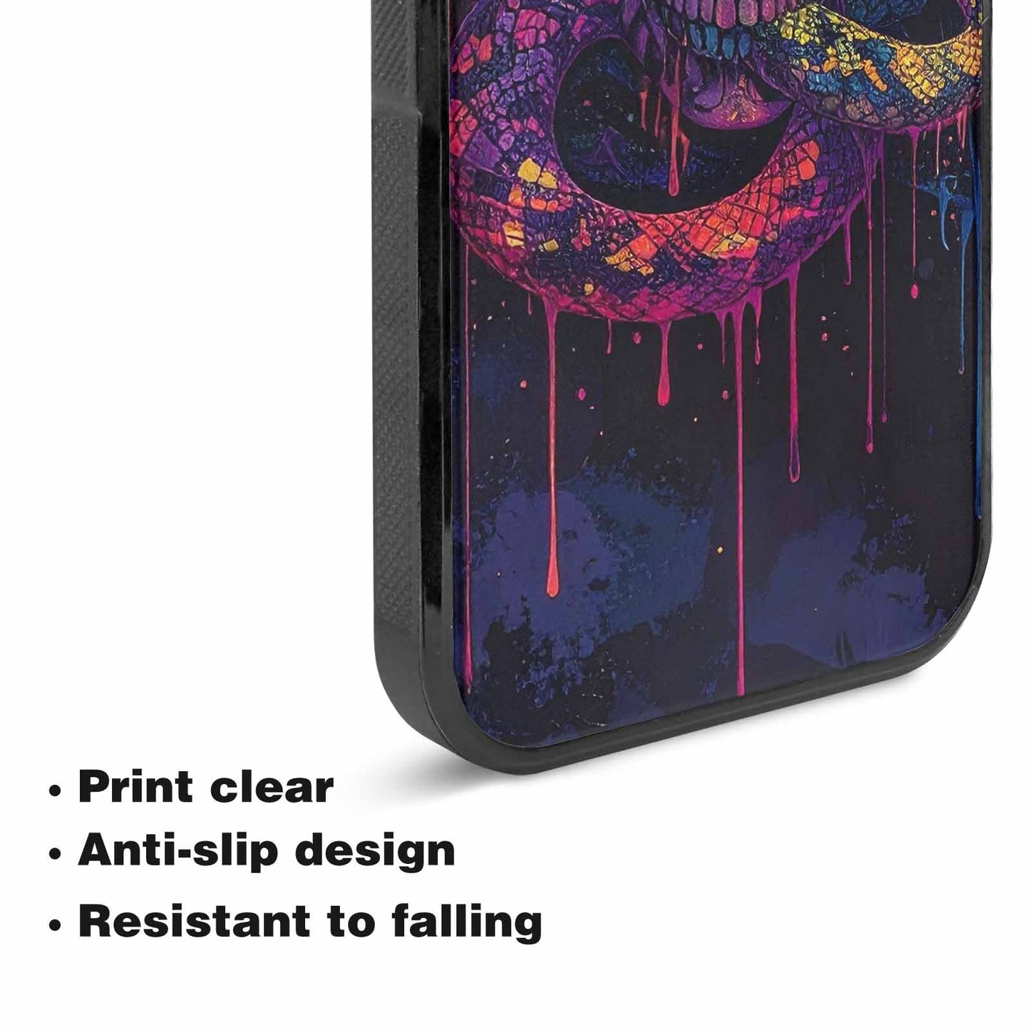 iPhone 15 Plus Case — Snakes And Skulls Collage Custom, Unique Phone Case Design