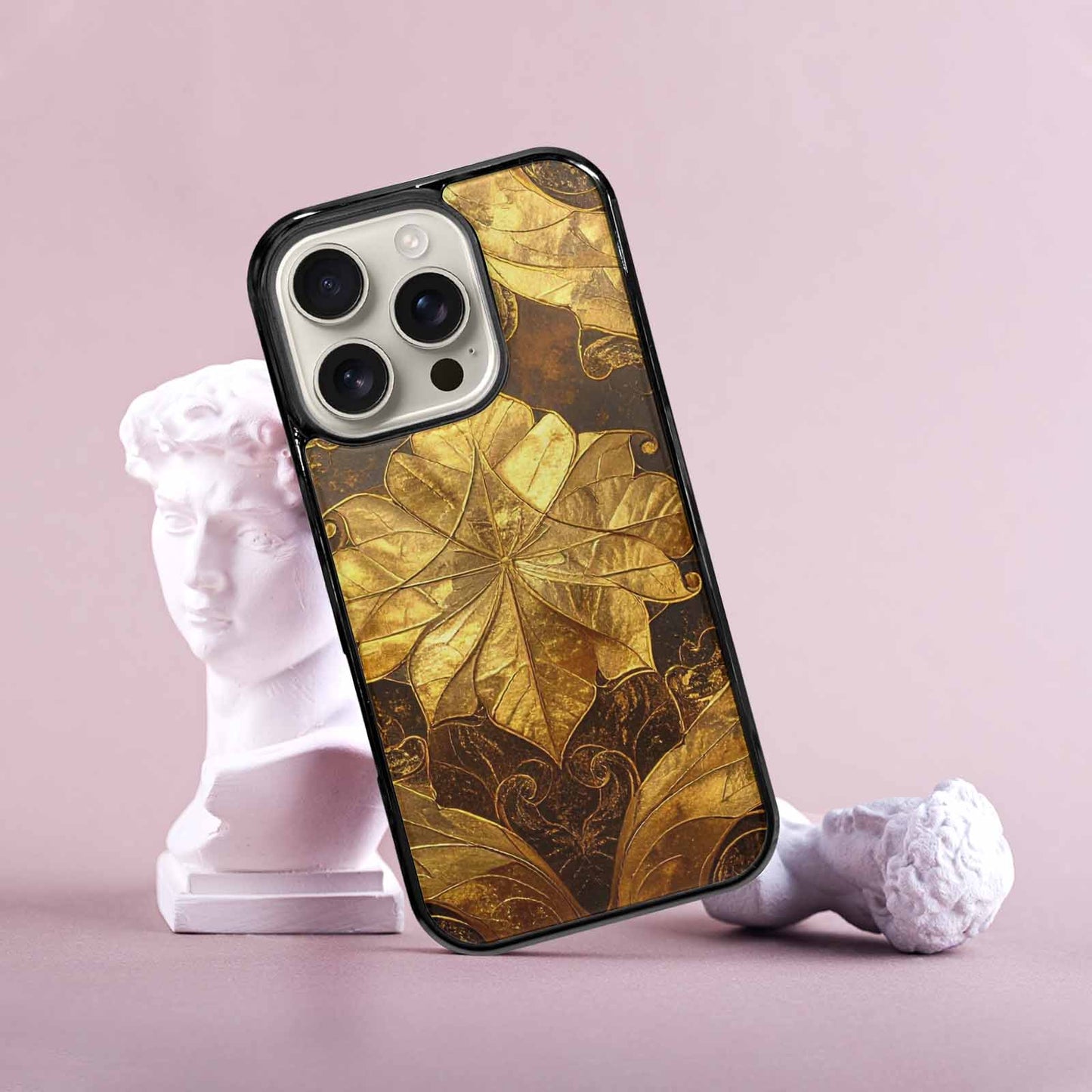 iPhone 16 Pro Case — Klimt Gold Leaf Artwork Pattern, Customized Protective Case
