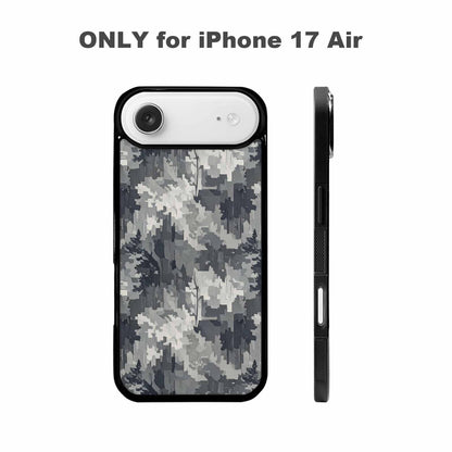 iPhone 17 Air Case — Small Military Camouflage Blotch Pattern Camo, Customized Protective Case