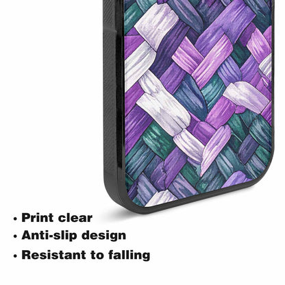 iPhone 15 Plus Case — Genderqueer Flag Color Theme Small Rainbow, Unique Phone Case Design